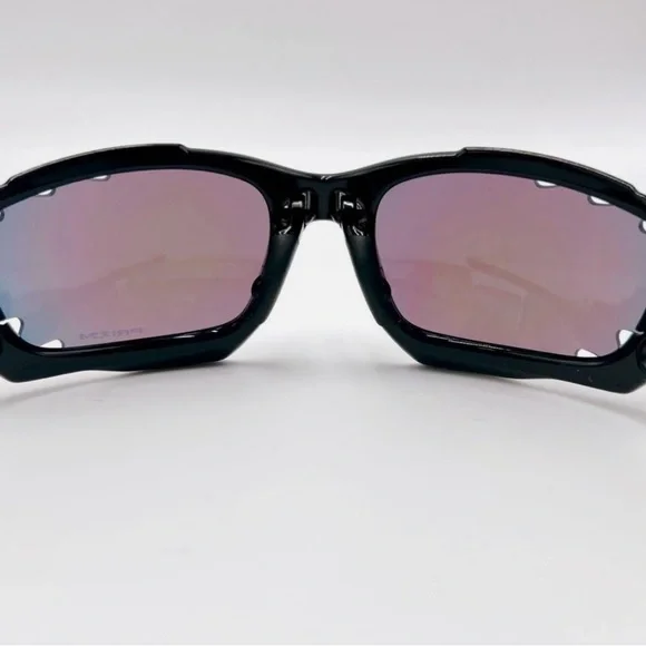 OAKLEY RACING JACKET Vented Sunglasses Black Prizm Sport Cycling Running Lenses - Picture 8 of 14